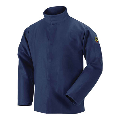 Black Stallion JF4520 Premium FR Lenzing Welding Jacket, Navy, Medium
