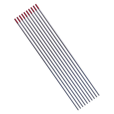 CK T3327GT2 2% Thoriated Tungsten Electrode 3/32" X 7", 10 pack