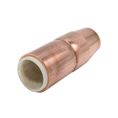 Bernard N-A5800C AccuLock S Large Thread-On Nozzle, 5/8" Orifice, Flush Tip, Copper, 10 pack