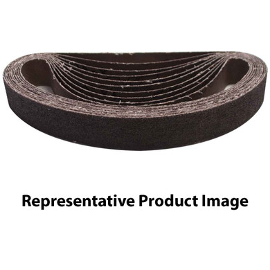 United Abrasives SAIT 60064 1/2x18 Quick Ship 1A-X Aluminum Oxide File Sander Belt, 120 Grit, 10 pack