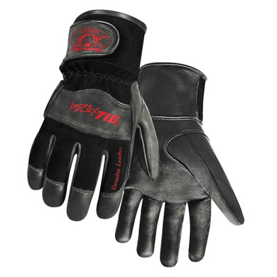 Steiner 0265 Pro-Series IronFlex TIG Premium Kidskin TIG Welding Gloves, Reverse Kidskin Back, Adjustable Cuff, Medium