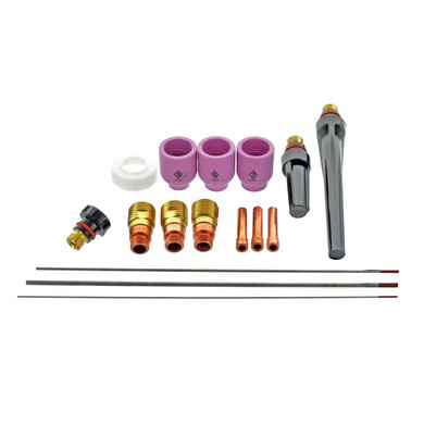 CK SGL-KIT TIG Accessory Kit, Stubby Gas Lens, 4GL, .040, 1/16, 3/32