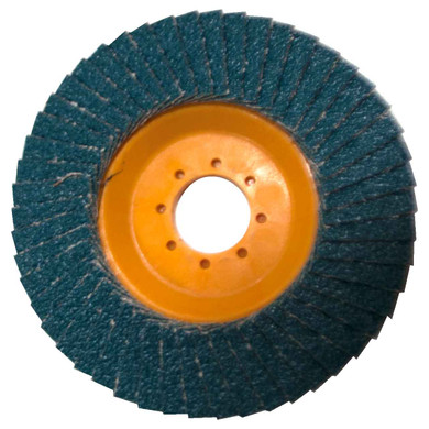 United Abrasives SAIT 72239 4-1/2x7/8 Encore Plus Type 29 No Hub General Purpose Zirconium Flap Discs 40 Grit, 10 pack