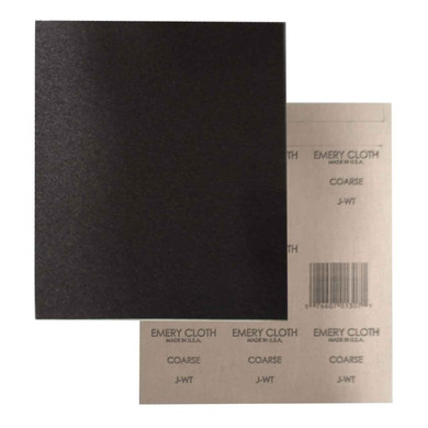 Norton 66261179998 9"x11” Metal R243 AO Coarse Grit Cloth Sheet, 80 Grit, 25 pack