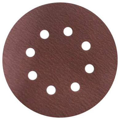 United Abrasives SAIT 36560 5" 3S Hook and Loop Paper Discs with 8 Vacuum Holes 80C Grit, 50 pack