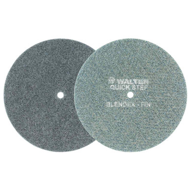 Walter 07R704 7" Quick-Step Blendex Surface Conditioning Discs Non-Woven Fine Grit Blue, 10 pack