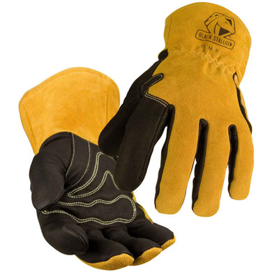 Black Stallion BSX BM88 Premium Pigskin & Cowhide MIG Welding Glove, X-Large