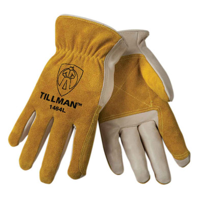 Tillman 1464 Top Grain Cowhide/Split Drivers Gloves, Large
