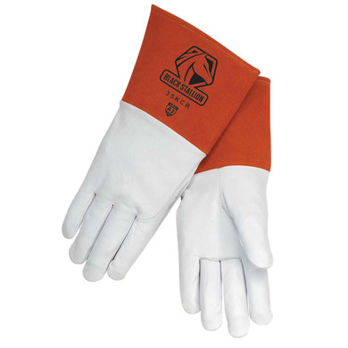 Black Stallion 35KCR A3 Cut Resistant Kidskin TIG Glove, Medium