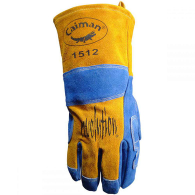 Caiman 1512 Cowhide, Kontour Pattern, Wool Insulated Stick MIG Glove, One Size Fits Most