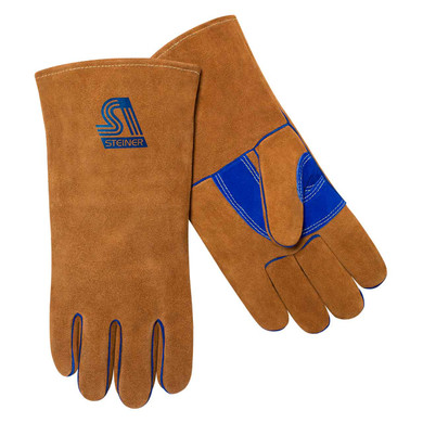 Steiner 2119B Premium Side Split Cowhide Stick Welding Gloves ThermoCore Foam Lined Large