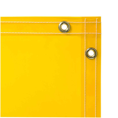 Steiner 334-4X6 ArcView 14 mil Yellow Tinted Transparent Vinyl Welding Curtain, 4' x 6'