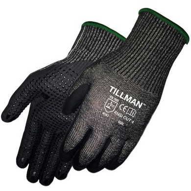 Tillman 956 Dotted Micro Foam Nitrile Cut Resistant Gloves, Medium (1 Pair)