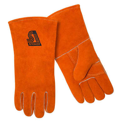 Steiner 2119Y Standard Shoulder Split Cowhide Stick Welding Gloves, ThermoCore Foam Lined, 3X-Large