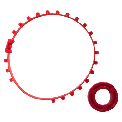 CK R105 Belt & Pulley Set, Red - RAC. Lincoln, Kemppi, Airco