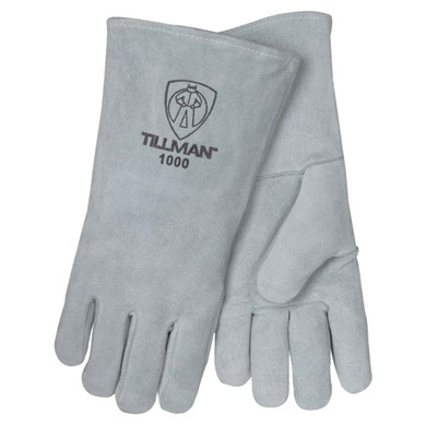 Tillman 1000L 14" Shoulder Split Cowhide Welding Gloves, Large