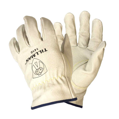 Tillman 1410 Extremely Durable Top Grain Pigskin Drivers Gloves, X-Large