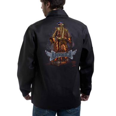 Tillman 9061 30" 9 oz. FR Cotton Jacket "Backbone of America" Logo, X-Large