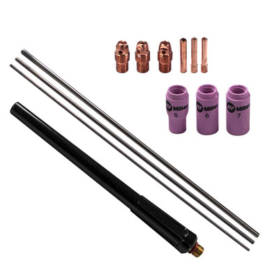 Miller Weldcraft AK-4C TIG Accessory Kit, Ceriated