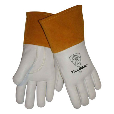 Tillman 34 Toughest Top Grain Cowhide MIG Welding Gloves, Medium