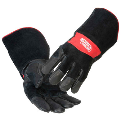 Lincoln Electric K2980 Premium Grain Cowhide MIG/Stick Welding Gloves, Large