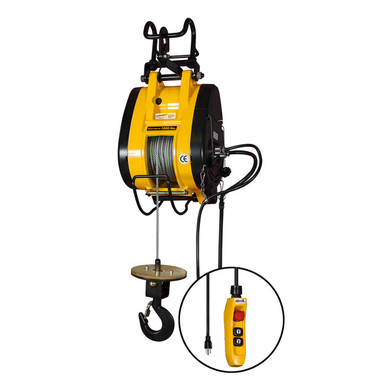 OZ Electronic Builder's Hoist 110 AC Electric, Load Capacity 1000 lbs, OBH1000