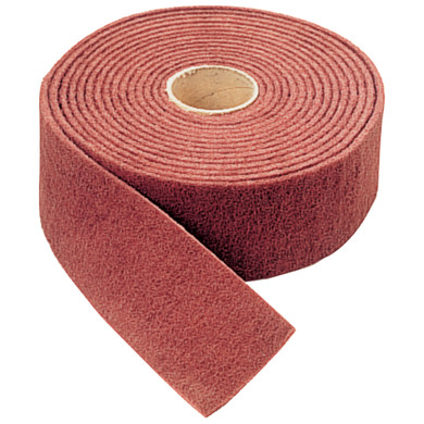 Walter 07B104 4" x 30' Blendex Abrasive Finishing Roll, Blending, MAROON