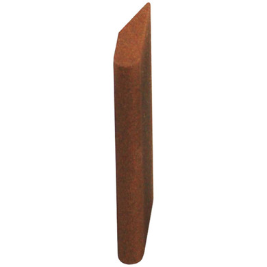 Norton 61463687220 2-1/4x7/8x3/16 In. India AO Abrasive Carving Tool Slips, Edge Shape 22, Medium Grit, 5 pack