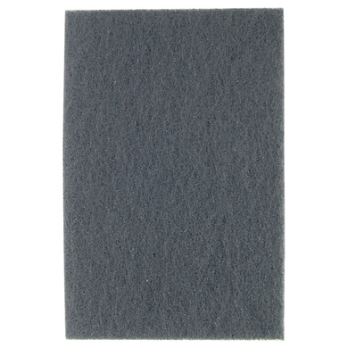 Norton 66261063500 6x9" Bear-Tex Non-Woven Hand Pads, 635 Gray, Ultra Fine Grit, Clean & Finish Pads, 60 pack