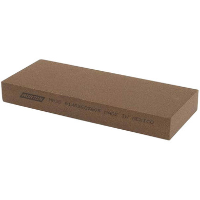 Norton 61463685605 5x2x5/8 In. India AO Single Grit Benchstone, Medium Grit