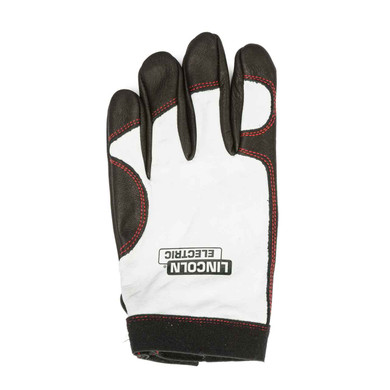 Lincoln Electric K2977 Top Grain Cowhide/Pigskin Steel Worker Gloves, Large