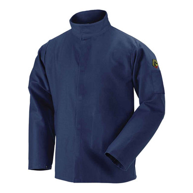 Black Stallion JF4520 Premium FR Lenzing Welding Jacket, Navy, 2X-Large