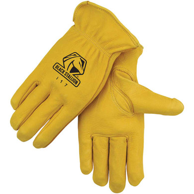 Black Stallion I17 Premium Deerskin Drivers Gloves, X-Large