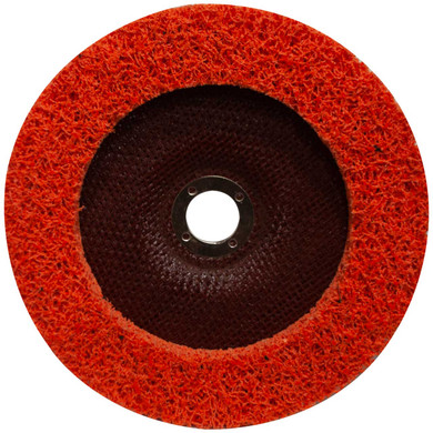 Norton 66623303920 7x7/8” Bear-Tex Blaze Rapid Strip Ceramic Alumina Non-Woven Depressed Center Discs, Extra Coarse, 10 pack