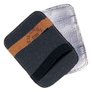 Tillman 550 Aluminized Carbon Protective Back-Hand Pad, 7.5 x 5.75"