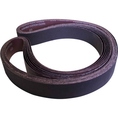 Norton 78072721325 2x72” Gemini R228 Aluminum Oxide Cloth Narrow Benchstand Belts, 60 Grit, Coarse, 10 pack