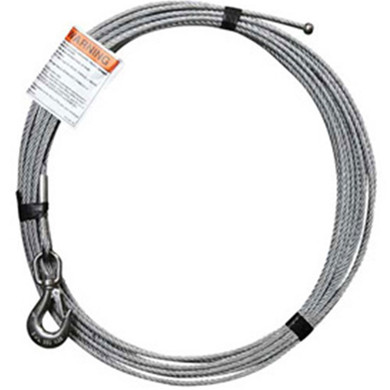 OZ Cable Assembly, Galvanized, 1/4" x 55 ft, OZGAL.25-55B