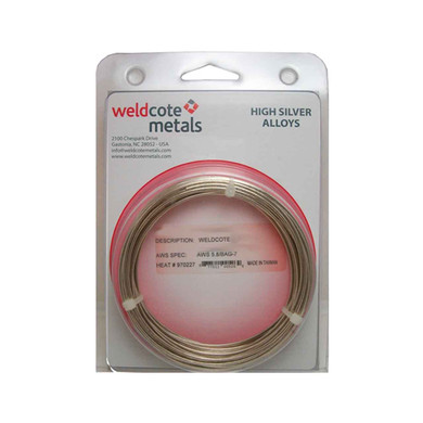 Weldcote "45CF" 3/32" x 5 troy oz coil Cadmium Free