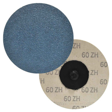 United Abrasives SAIT 55463 3" Sait-Lok-R Z-H Heavy Duty Zirconium Laminated Grinding Discs 60 Grit, 50 pack