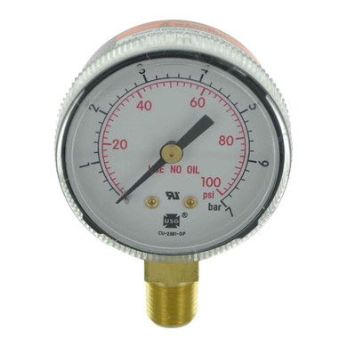 Miller Smith GA143-03 2" 100 PSI / 7 BAR Replacement Gauge