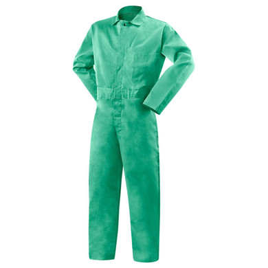 Steiner 1035-5X 9oz. Flame Resistant Cotton Coveralls, Green, 5X-Large