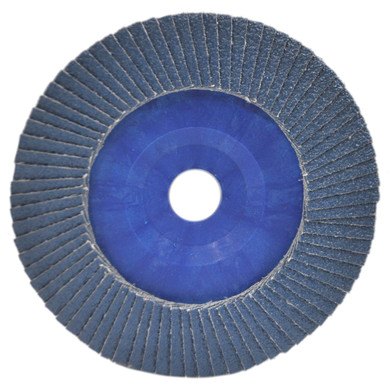 Norton 66623399152 6x7/8” BlueFire R884P Zirconia Alumina Plus Type 27 Quick Trim Flap Discs, 40 Grit, Coarse, 10 pack