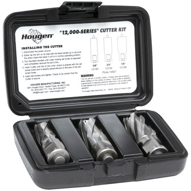 Hougen 12982-1 "12,000-Series" Cutter Kit - 5/8, 3/4, 7/8" 1" DOC