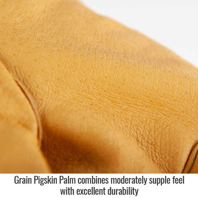 Black Stallion GM1715-TT Grain Pigskin Palm MIG Glove with Side Padding, Small