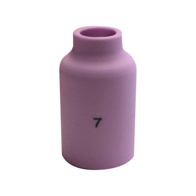 Weldtec 54N15 Nozzle, Alumina, #7 (7/16") Gas Lens, 10 pack
