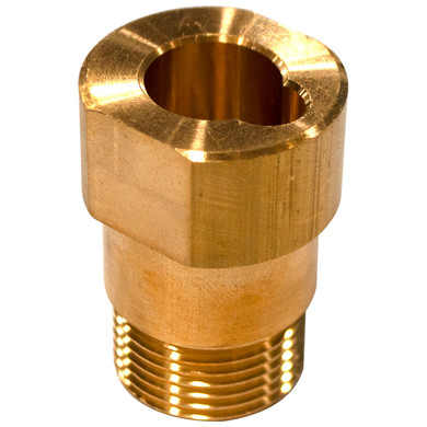 Miller 279111 Receptacle Twist Lock Brass Female Panel MT (Dinse)