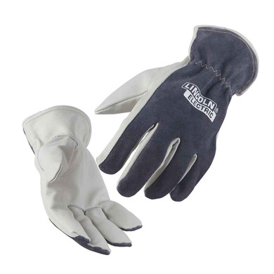 Lincoln Electric K3771 Cut Resistant A2 Leather Drivers Gloves, Large