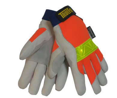 Tillman 1486 True Fit Hi-Vis Top Grain Cowhide Thinsulate Lined Gloves, 2X-Large