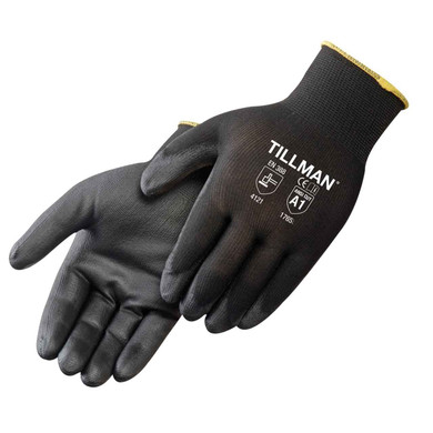 Tillman 1765 Nitrile Foam Coated 15 Gauge Nylon Gloves, Medium, 12 pack