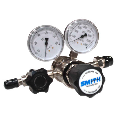 Miller Smith 221-03-09 Silverline High Purity Analytical Two Stage Regulator, 50 PSI